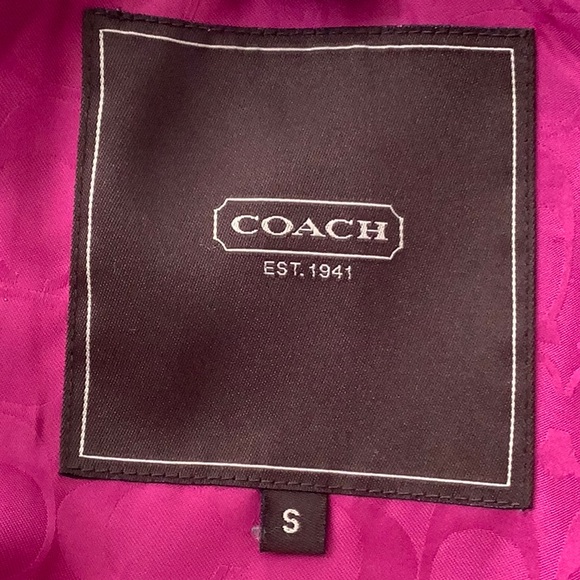 Coach Tattersall Hampton Tweed Wool Coat. Size S. EUC - Picture 12 of 14